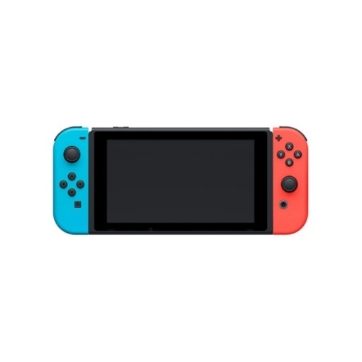 קונסולת משחק ניידת Nintendo Switch בצבע כחול, אפור, אדום
