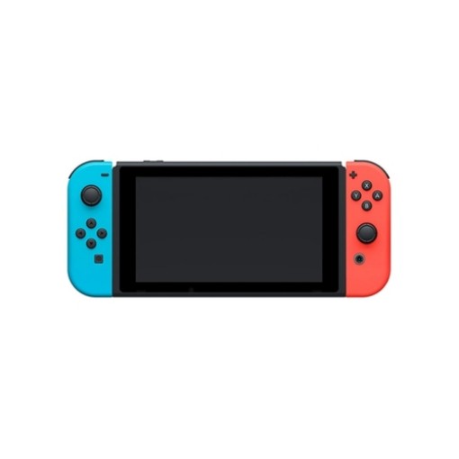 קונסולת משחק ניידת Nintendo Switch בצבע כחול, אפור, אדום